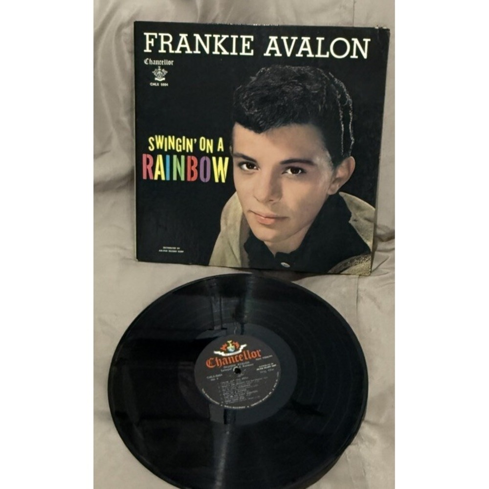 FRANKIE AVALON SWINGIN' ON A RAINBOW‎ VINYL LP CHANCELLOR RECORDS  CHLX-5004